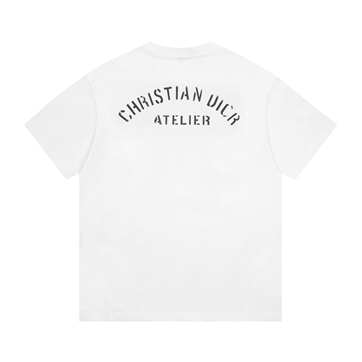 ディオール 半袖Tシャツ スーパーコピー DIOR フォームプリントロゴTシャツ