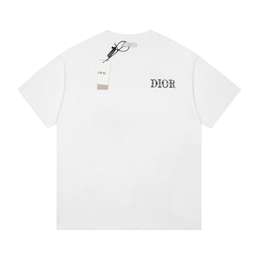 ディオール 半袖Tシャツ スーパーコピー DIOR フォームプリントロゴTシャツ