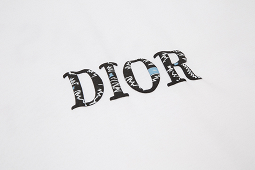 ディオール 半袖Tシャツ スーパーコピー DIOR フォームプリントロゴTシャツ