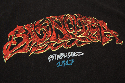 バレンシアガ 半袖Tシャツ  インクジェットスプレーペイント柄ショートスリーブ 3色