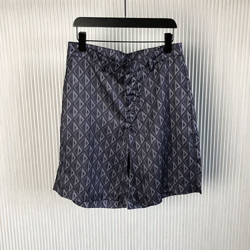 ディオール ハーフパンツ Diamond 柄ショートパンツ - カジュアルでミドルウエストのスタイル