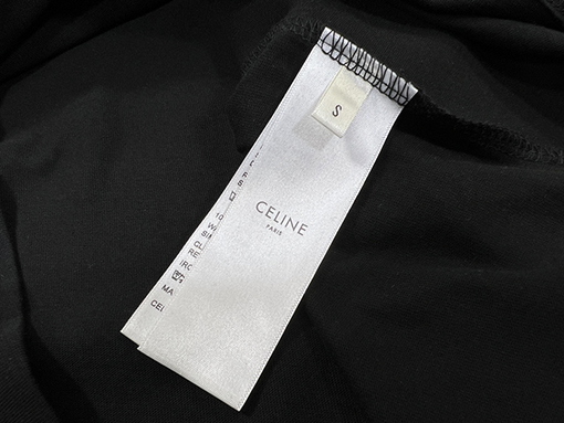 セリーヌ 半袖Tシャツスーパーコピー  CELINE  レッドロゴプリント シンプル