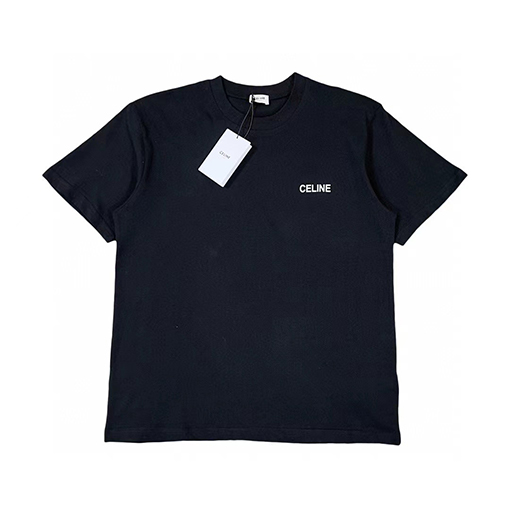 セリーヌ 小文字 プリントロゴTシャツ シンプルで洗練celine スーパーコピー