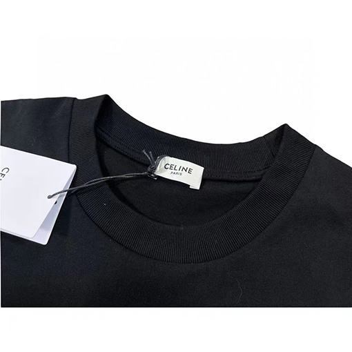 セリーヌ 小文字 プリントロゴTシャツ シンプルで洗練celine スーパーコピー