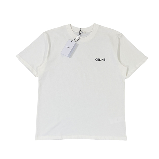セリーヌ 小文字 プリントロゴTシャツ シンプルで洗練celine スーパーコピー