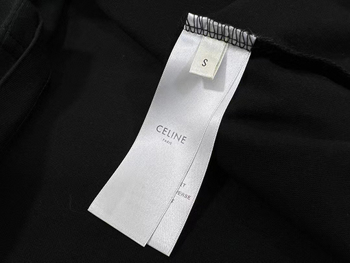 セリーヌ 小文字 プリントロゴTシャツ シンプルで洗練celine スーパーコピー