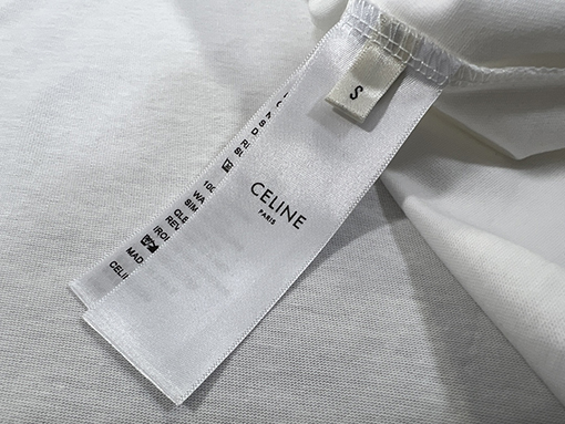 セリーヌ 小文字 プリントロゴTシャツ シンプルで洗練celine スーパーコピー