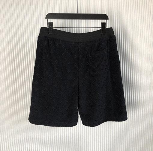 ヴィトン ハーフパンツ モノグラム柄付き調節可能なウエストコードのショートパンツ