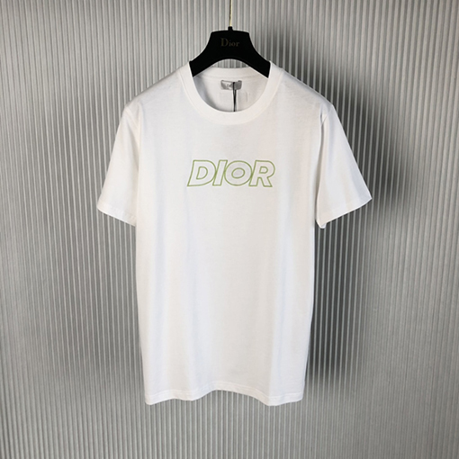 ディオール 半袖Tシャツ DIOR刺繍が施されたワイドフィットTシャツ