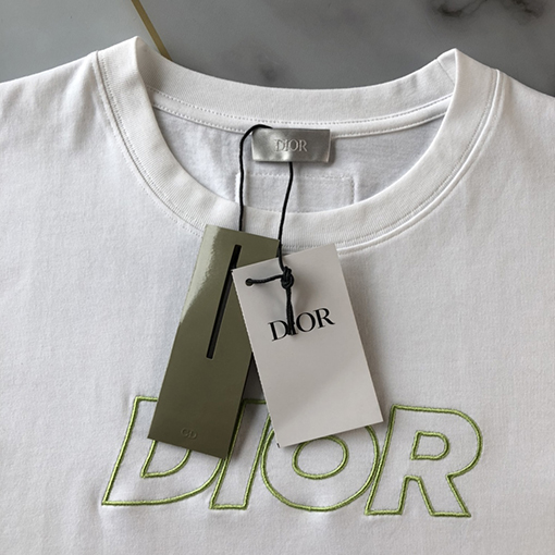 ディオール 半袖Tシャツ DIOR刺繍が施されたワイドフィットTシャツ