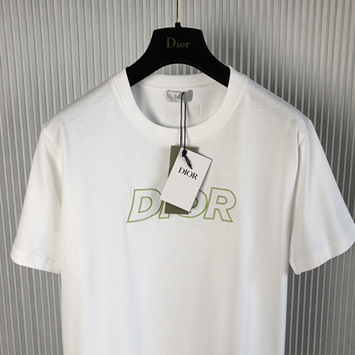 ディオール 半袖Tシャツ DIOR刺繍が施されたワイドフィットTシャツ