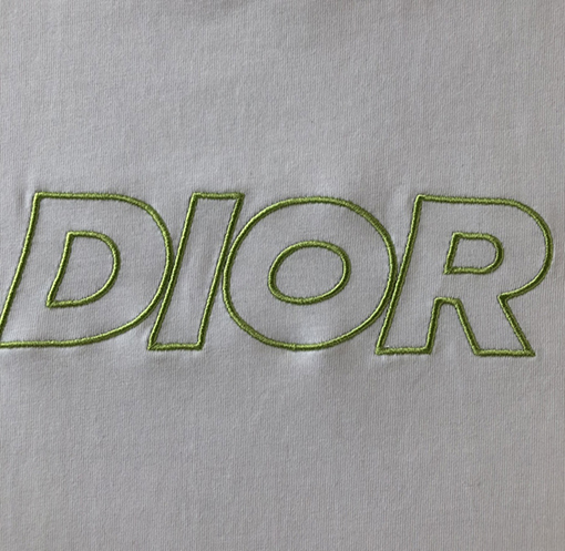 ディオール 半袖Tシャツ DIOR刺繍が施されたワイドフィットTシャツ