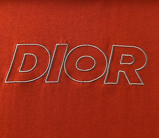 ディオール 半袖Tシャツ DIOR刺繍が施されたワイドフィットTシャツ