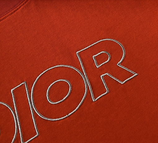 ディオール 半袖Tシャツ DIOR刺繍が施されたワイドフィットTシャツ