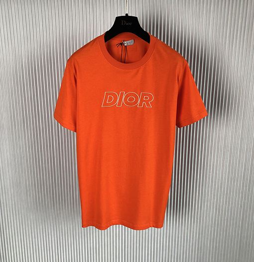 ディオール 半袖Tシャツ DIOR刺繍が施されたワイドフィットTシャツ