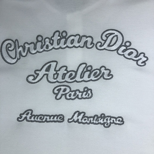ディオール ポロ 半袖Tシャツ 刺繍入りショートスリーブ襟付きポロシャツ