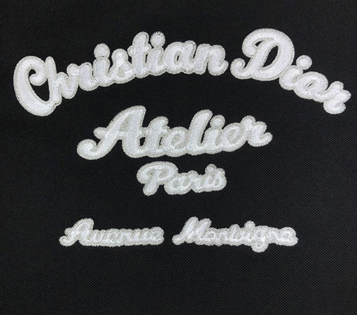 ディオール  ポロ 半袖Tシャツ 刺繍入りショートスリーブ襟付きポロシャツ