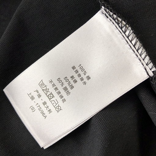 ディオール 半袖Tシャツ  老花柄と文字プリントの新作半袖Tシャツ