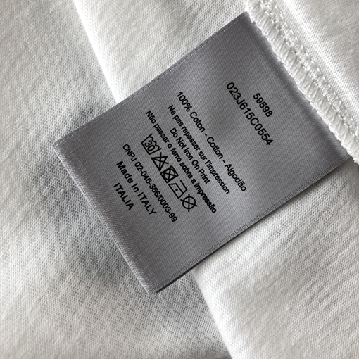 ディオール 半袖Tシャツ  三角形のラウンドネック半袖Tシャツ