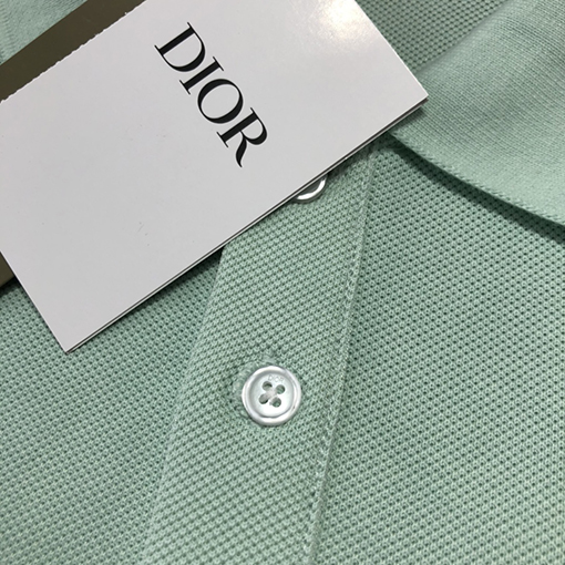 ディオール  半袖Tシャツ CD Diamond パターンの襟付き半袖POLOシャツ