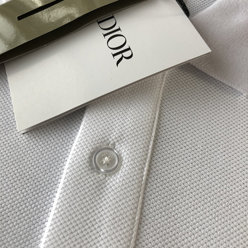 ディオール  半袖Tシャツ CD Diamond パターンの襟付き半袖POLOシャツ