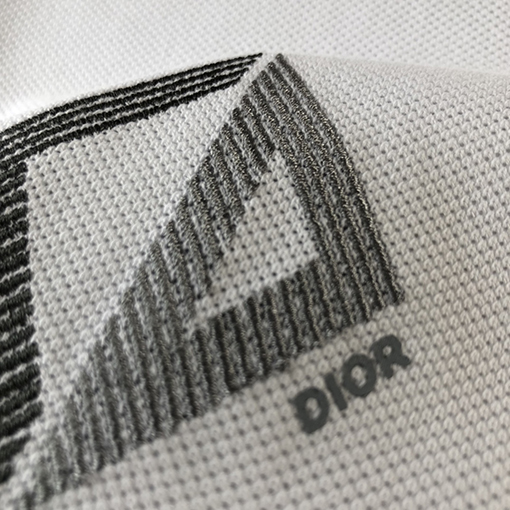 ディオール  半袖Tシャツ CD Diamond パターンの襟付き半袖POLOシャツ