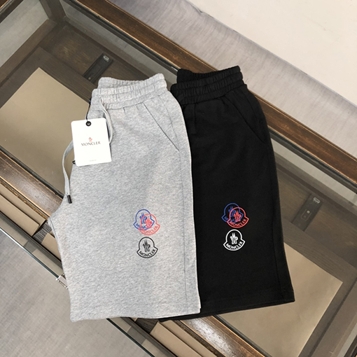 モンクレール ハーフパンツ MONCLER 柔らかく快適な肌触り 肌に優しいカジュアルショートパンツ