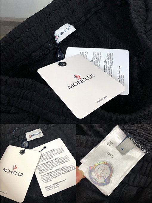 モンクレール ハーフパンツ MONCLER 柔らかく快適な肌触り 肌に優しいカジュアルショートパンツ