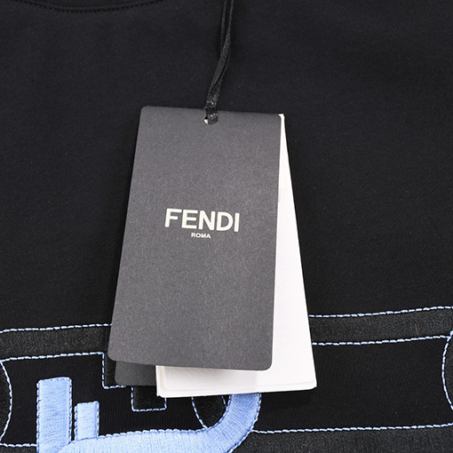 フェンディ半袖Tシャツ スーパーコピー FENDI新作刺繍Tシャツ