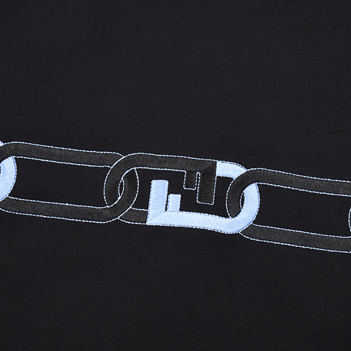 フェンディ半袖Tシャツ スーパーコピー FENDI新作刺繍Tシャツ