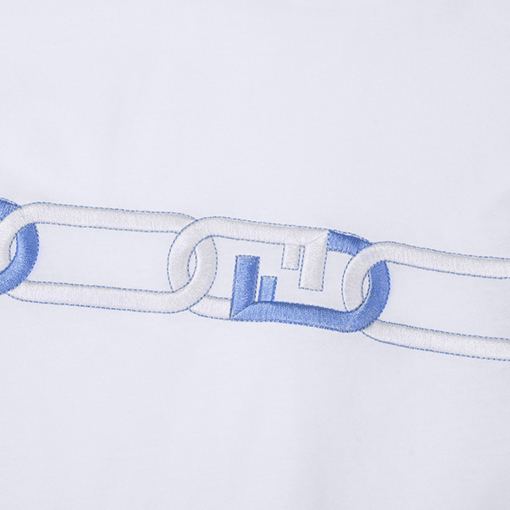 フェンディ半袖Tシャツ スーパーコピー FENDI新作刺繍Tシャツ
