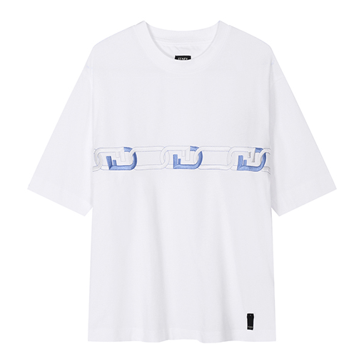 フェンディ半袖Tシャツ スーパーコピー FENDI新作刺繍Tシャツ