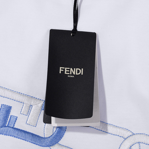 フェンディ半袖Tシャツ スーパーコピー FENDI新作刺繍Tシャツ