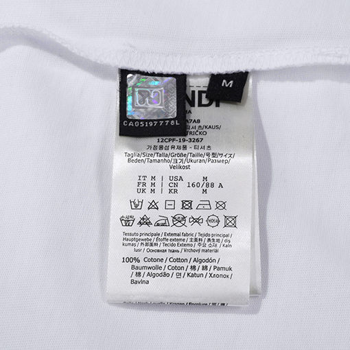 フェンディ半袖Tシャツ  スーパーコピー   FENDI新作刺繍Tシャツ