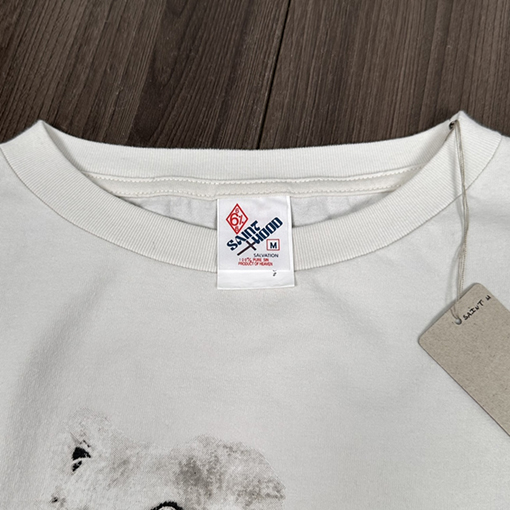 セント マイケル スーパーコピー SAINT MICHAEL X NEIGHBORHOOD コラボ 犬柄プリント半袖 クラシックなユニセックスデザイン