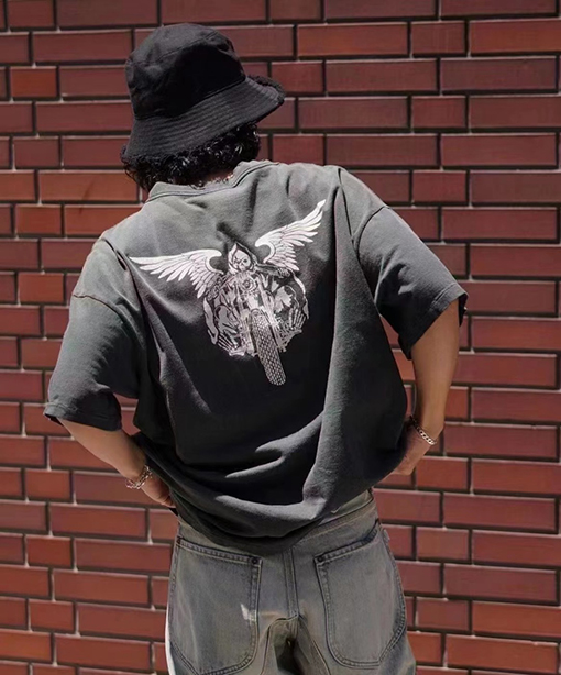 セント マイケル  SAINT MICHAEL X  NEIGHBORHOOD  ウォッシュショートスリーブTシャツ