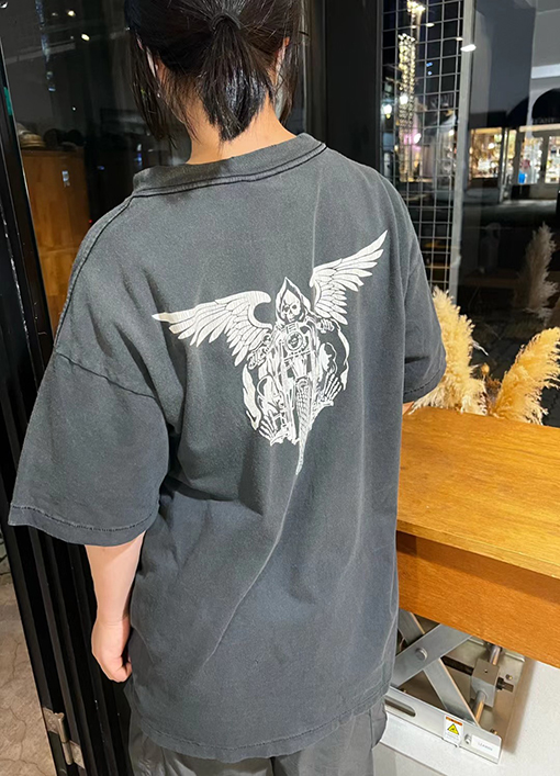 セント マイケル  SAINT MICHAEL X  NEIGHBORHOOD  ウォッシュショートスリーブTシャツ