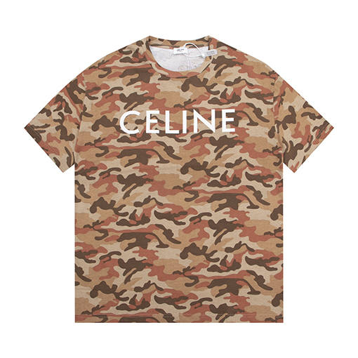 セリーヌ 半袖Tシャツ スーパーコピー CELINE 今年流行の「迷彩」!セリーヌの迷彩Tシャツで夏の風を演出しよう!