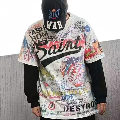 セント マイケル Tシャツ スーパーコピー Saint Michael x Takashi Murakami コラボ