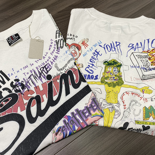 セント マイケル  Tシャツ  スーパーコピー Saint Michael x Takashi Murakami   コラボ