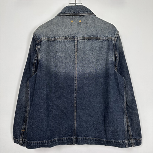 ヴィトン  FW23 ロゴプレスパターンのデニムジャケット デニムコート