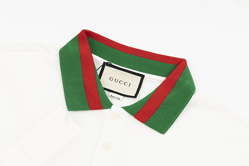 グッチ 半袖Tシャツ スーパーコピーGUCCI クラシックなカラーリングの双Gワンポイントポロシャツ