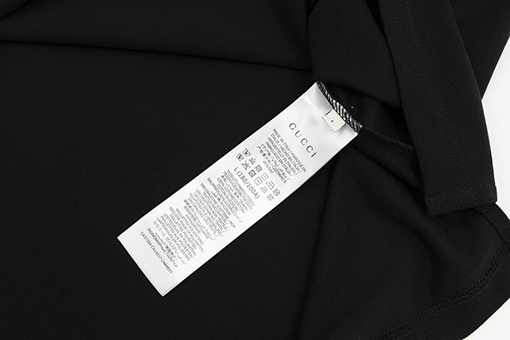 グッチ 半袖Tシャツ レインボーカラーの双G刺繍ポロシャツ