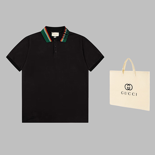 グッチ 半袖Tシャツ GUCCIロゴカラーポロシャツ
