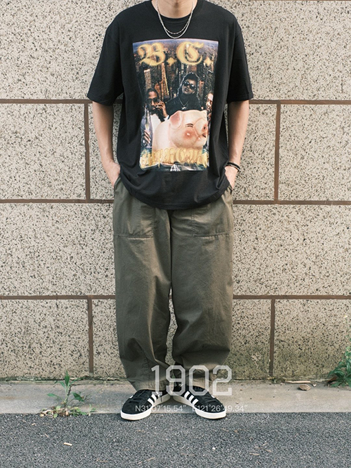 シュプリーム 半袖Tシャツ スーパーコピー Supreme x Bernadette Corporation Money Teeお金をもたらす猪のプリント