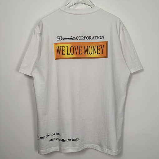 シュプリーム 半袖Tシャツ スーパーコピー Supreme x Bernadette Corporation Money Teeお金をもたらす猪のプリント