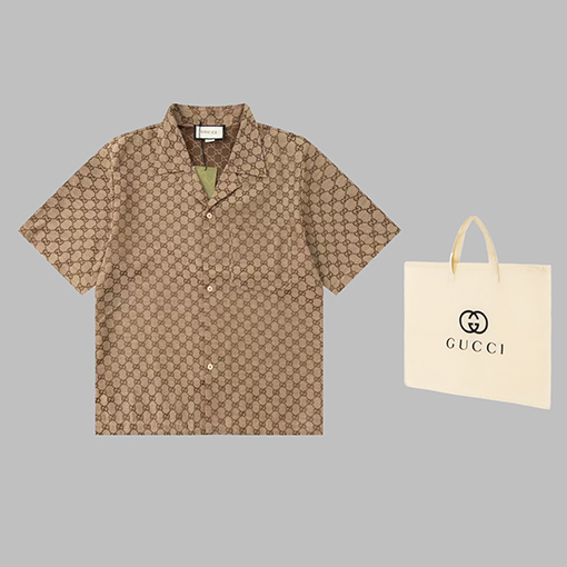 グッチ 半袖シャツ GUCCIスーパーコピー GGダイヤモンド柄