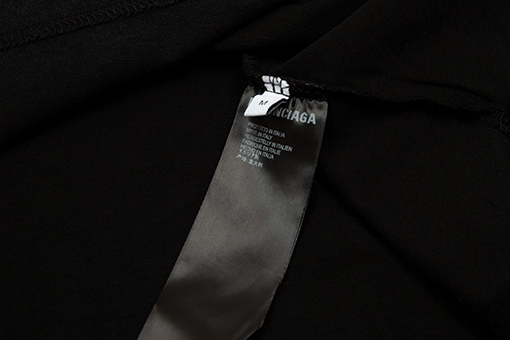 バレンシアガ 半袖Tシャツ 1917墨飛ばし プリントショートスリーブTシャツ
