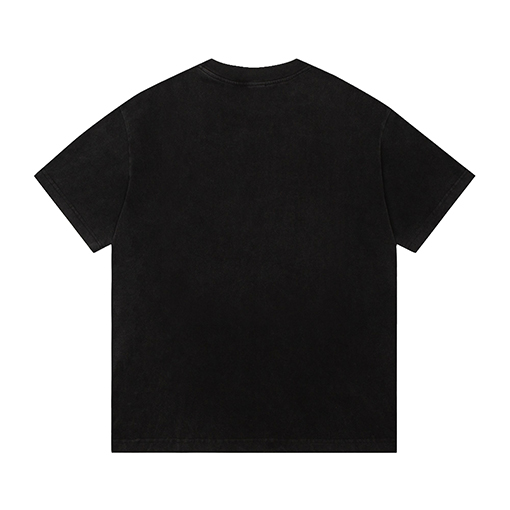 バレンシアガ 半袖Tシャツ 1917墨飛ばし プリントショートスリーブTシャツ