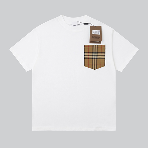 バーバリー半袖Tシャス ーパーコピー BURBERRY チェック柄ポケットTシャツ